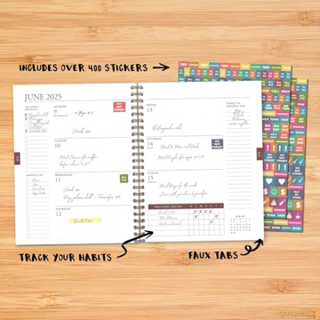Planning Era 2025 8.5 X 11 Softcover Weekly Planner [KSIĄŻKA]