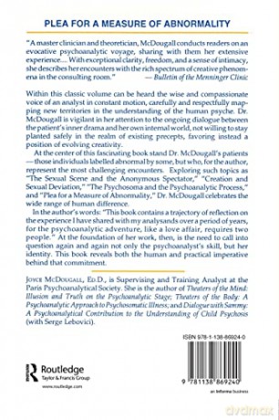 Plea For A Measure Of Abnormality - Joyce Mcdougall [KSIĄŻKA]