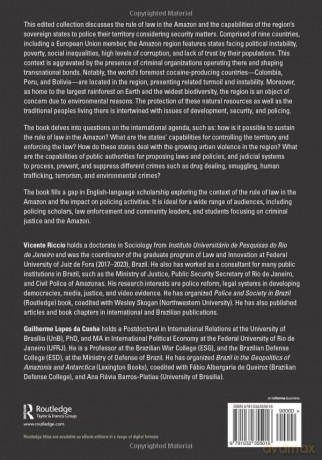 Policing the Amazon: Why the Rule of Law is Crucial for the Future (Advances in Police Theory and Practice) - Vicente Riccio [KSIĄŻKA]