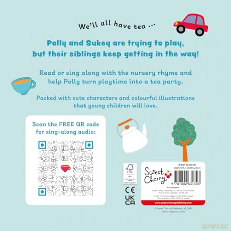 Polly Put the Kettle On (Sing-Along Nursery Rhymes): 3 (Little Library of Sing-Along Nursery Rhymes) - Kevin Payne [KSIĄŻKA]