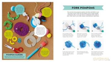 Pompomania: How to make over 20 characterful pompoms - Christine Leech [KSIĄŻKA]