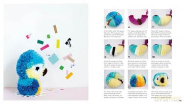 Pompomania: How to make over 20 characterful pompoms - Christine Leech [KSIĄŻKA]