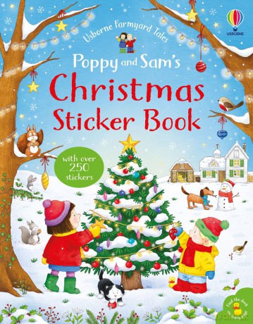 Poppy and Sam's Christmas Sticker Book (Farmyard Tales Poppy and Sam) - Kate Nolan [KSIĄŻKA]