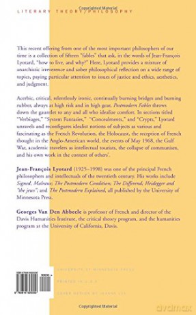 Postmodern Fables - Jean-François Lyotard [KSIĄŻKA]