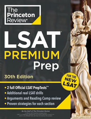 Princeton Review LSAT Premium Prep: 2 Official LSAT PrepTests + Real LSAT Drills + Review for the New Exam (Graduate School Test Preparation) - Princeton Review [KSIĄŻKA]