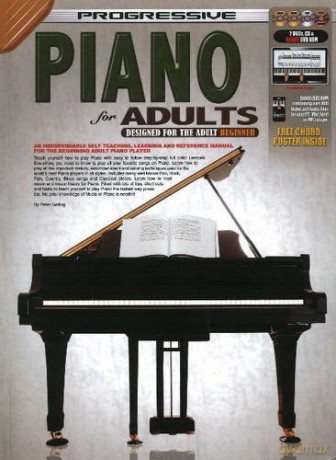 Progressive Piano for Adults: With Poster - Peter Gelling [KSIĄŻKA]