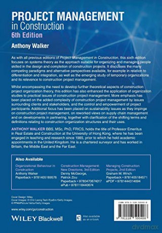 Project Management in Construction, 6th Edition - Anthony Walker [KSIĄŻKA]