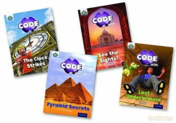 Project X CODE Extra: Purple Book Band, Oxford Level 8: Wonders of the World and Pyramid Peril, Mixed Pack of 4 - Mara Bergman [KSIĄŻKA]