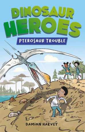 Pterosaur Trouble (Dinosaur Heroes) - Damian Harvey [KSIĄŻKA]