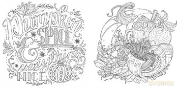 Pumpkin Spice and Everything Nice Coloring Book: Celebrate The Joys of Autumn (Coloring Faith) - Thomas Nelson [KSIĄŻKA]