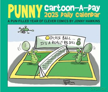 Punny Cartoon-A-Day by Jonny Hawkins 2025 Box [KSIĄŻKA]