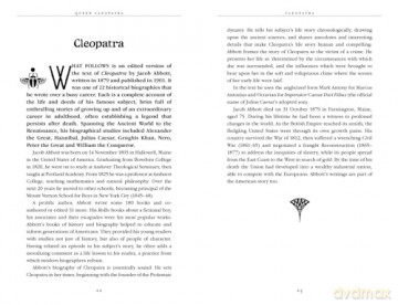 Queen Cleopatra (The World's Greatest Myths and Legends) - J.K. Jackson [KSIĄŻKA]