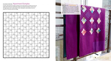 Quilt Design Coloring Workbook, The: 91 Modern Art-Inspired Designs and Exercises - Thomas Knauer [KSIĄŻKA]