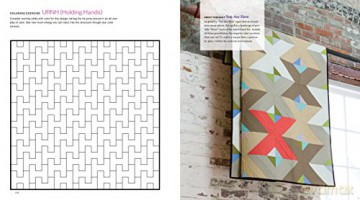 Quilt Design Coloring Workbook, The: 91 Modern Art-Inspired Designs and Exercises - Thomas Knauer [KSIĄŻKA]