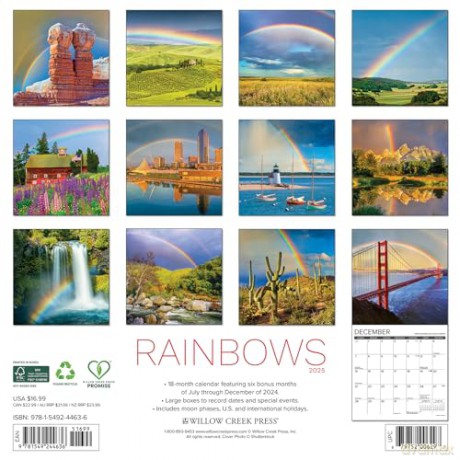 Rainbows 2025 Wall [KSIĄŻKA]