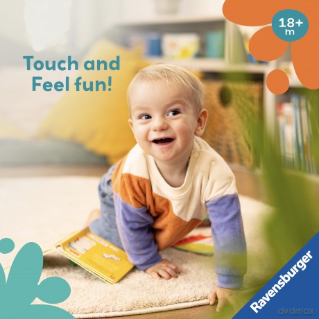 Ravensburger Play+ Are You A Lion Like Me - Infant and Baby Sensory Book - Toddler Activity and Development Gifts -18 Months+: Read, touch and feel - Kathrin Lena Orso [KSIĄŻKA]