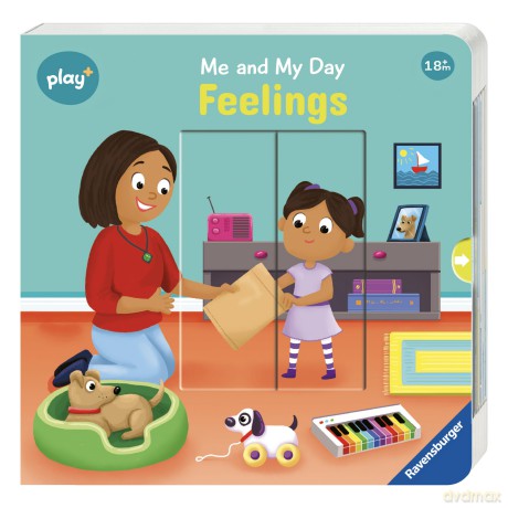 Ravensburger Play+ Me and My Day: Feelings - Infant and Baby Educational Book - Toddler Activity and Development Gifts - 18 Months+ - Dynamo Limited [KSIĄŻKA]