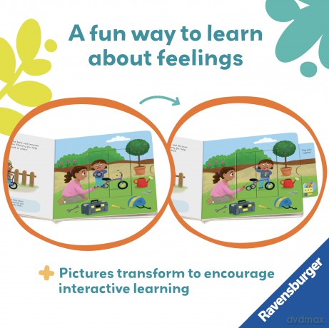 Ravensburger Play+ Me and My Day: Feelings - Infant and Baby Educational Book - Toddler Activity and Development Gifts - 18 Months+ - Dynamo Limited [KSIĄŻKA]