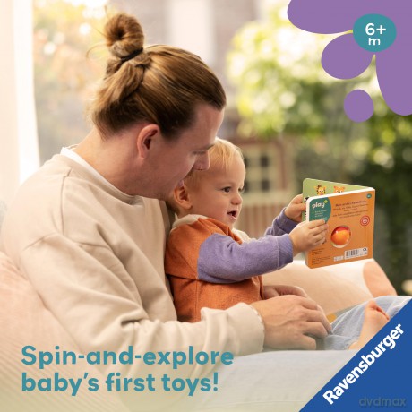 Ravensburger Play+ Ready, Steady, Shake: First Toys - Infant and Baby Sensory Book - Toddler Activity and Educational Gifts - 6 Months+ - Dynamo Limited [KSIĄŻKA]