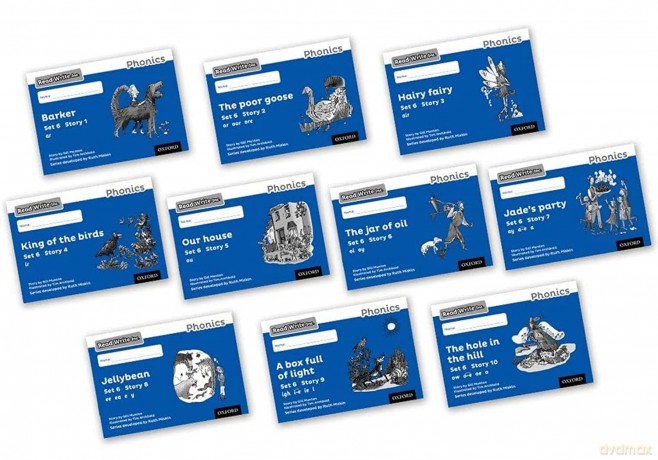 Read Write Inc. Phonics: Black and White Blue Set 6 Storybooks Mixed Pack of 10 - Gill Munton [KSIĄŻKA]