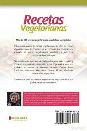 Recetas Vegetarianas Fáciles y Económicas: Más de 120 recetas vegetarianas saludables y exquisitas - Diana Baker [KSIĄŻKA]