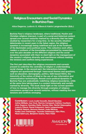 Religious Encounters and Social Dynamics in Burkina Faso - Alice Degorce [KSIĄŻKA]