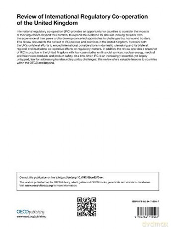 Review of International Regulatory Co-operation of the United Kingdom - Oecd [KSIĄŻKA]