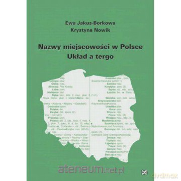 Nazwy miejscowości w Polsce. Układ a tergo [KSĄŻKA]