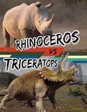 Rhinoceros vs Triceratops (Beastly Battles) - Charles C. Hofer [KSIĄŻKA]