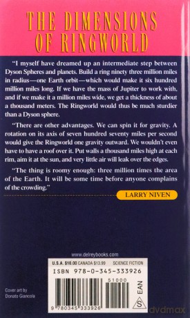 Ringworld (A Del Rey book): A Novel - Larry Niven [KSIĄŻKA]