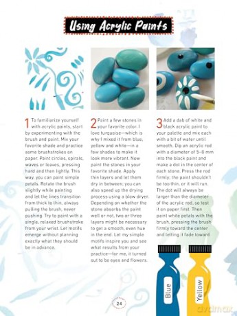Rock Painting for Beginners: A Complete Guide to Techniques and Supplies with 50 Original Designs to Inspire You - Christine Rechl [KSIĄŻKA]