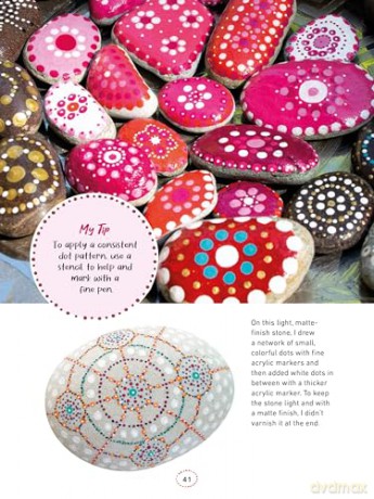 Rock Painting for Beginners: A Complete Guide to Techniques and Supplies with 50 Original Designs to Inspire You - Christine Rechl [KSIĄŻKA]