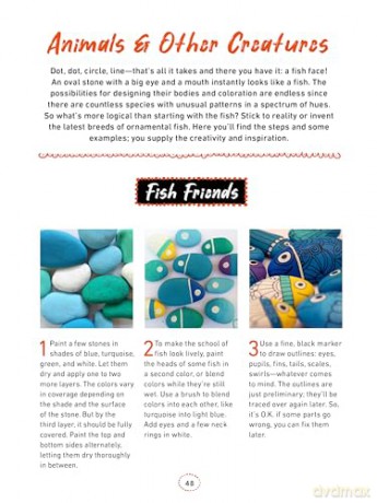 Rock Painting for Beginners: A Complete Guide to Techniques and Supplies with 50 Original Designs to Inspire You - Christine Rechl [KSIĄŻKA]