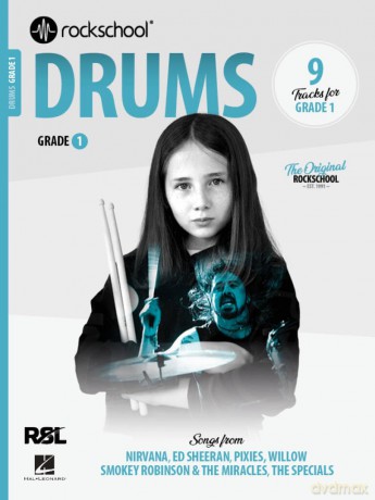 Rockschool Drums Grade 1 (2024) [KSIĄŻKA]