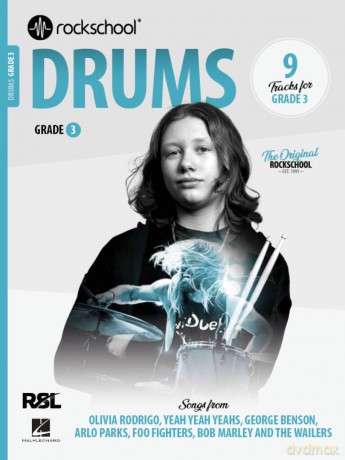 Rockschool Drums Grade 3 (2024). Includes Audio Online [KSIĄŻKA]