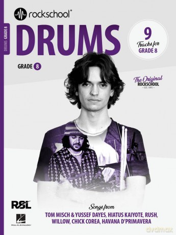 Rockschool Drums Grade 8 (2024). Includes Audio Online [KSIĄŻKA]