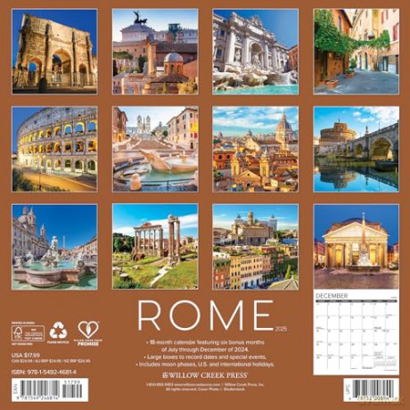 Rome 2025 Wall [KSIĄŻKA]