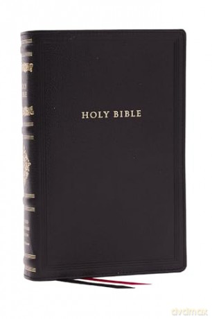 RSV Personal Size Bible with Cross References, Black Leathersoft, (Sovereign Collection) - Thomas Nelson [KSIĄŻKA]