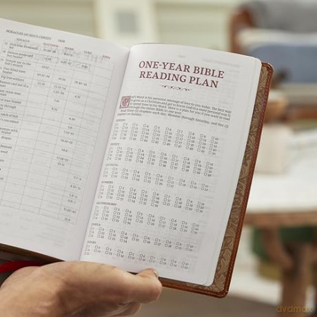 RSV Personal Size Bible with Cross References, Purple Leathersoft, Thumb Indexed, (Sovereign Collection) - Thomas Nelson [KSIĄŻKA]