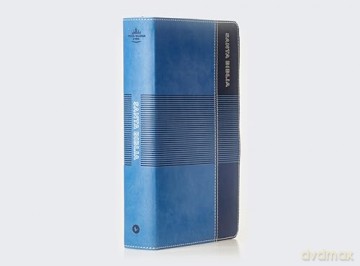 RVR60, Biblia de Estudio para Jóvenes, Leathersoft, Azul, Palabras de Jesús en Rojo, Comfort Print: Reina-Valera 1960, azul, Leathersoft, Comfort Print, palabras de Jesús en rojo - Vida [KSIĄŻKA]