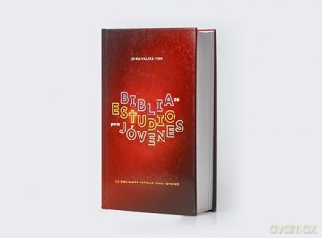 RVR60, Biblia de Estudio para Jóvenes, Tapa Dura, Palabras de Jesús en Rojo, Comfort Print: Reina-Valera 1960, Estudio para jóvenes, roja, Comfort Print - Vida [KSIĄŻKA]