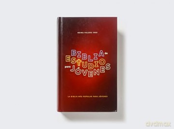 RVR60, Biblia de Estudio para Jóvenes, Tapa Dura, Palabras de Jesús en Rojo, Comfort Print: Reina-Valera 1960, Estudio para jóvenes, roja, Comfort Print - Vida [KSIĄŻKA]