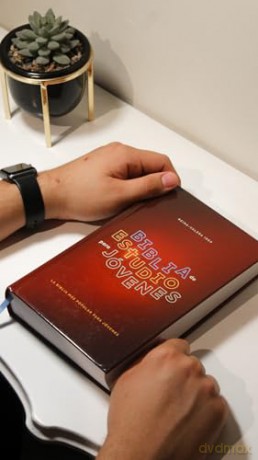 RVR60, Biblia de Estudio para Jóvenes, Tapa Dura, Palabras de Jesús en Rojo, Comfort Print: Reina-Valera 1960, Estudio para jóvenes, roja, Comfort Print - Vida [KSIĄŻKA]