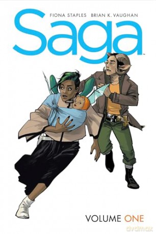 Saga Volume 1: New Edition (SAGA TP (NEW EDITION)) - Brian K Vaughan [KSIĄŻKA]