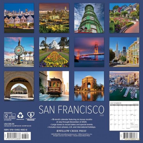 San Francisco 2025 Wall [KSIĄŻKA]