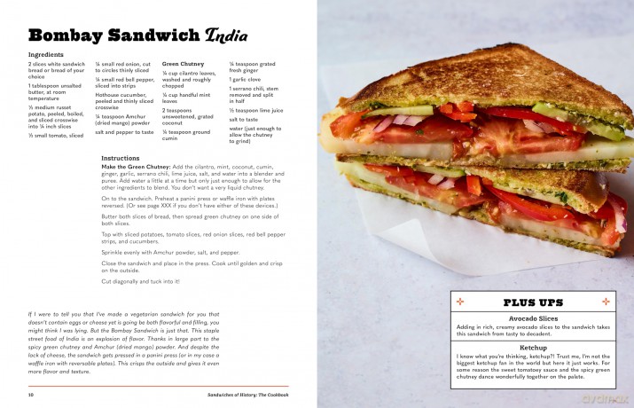 Sandwiches of History: The Cookbook: All the Best (and Most Surprising) Things People Have Put Between Slices of Bread - Barry W. Enderwick [KSIĄŻKA]