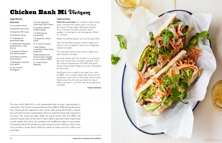 Sandwiches of History: The Cookbook: All the Best (and Most Surprising) Things People Have Put Between Slices of Bread - Barry W. Enderwick [KSIĄŻKA]