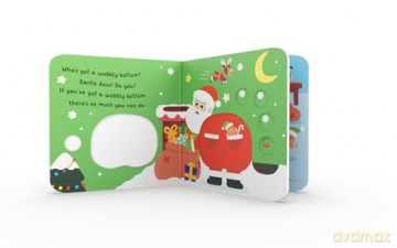 Santa's Wobbly Bottom: A fun-filled new novelty board book series with sliders to wobble, perfect for Christmas! (WOBBLY BOTTOMS) - Kit Frost [KSIĄŻKA]