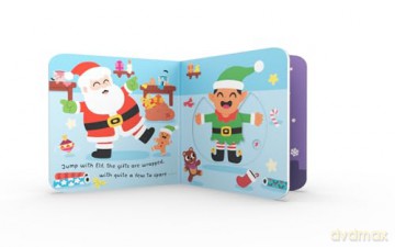 Santa's Wobbly Bottom: A fun-filled new novelty board book series with sliders to wobble, perfect for Christmas! (WOBBLY BOTTOMS) - Kit Frost [KSIĄŻKA]