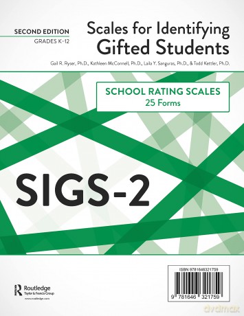 Scales for Identifying Gifted Students (SIGS-2): School Rating Scale Forms (25 Forms) - Gail R. Ryser [KSIĄŻKA]